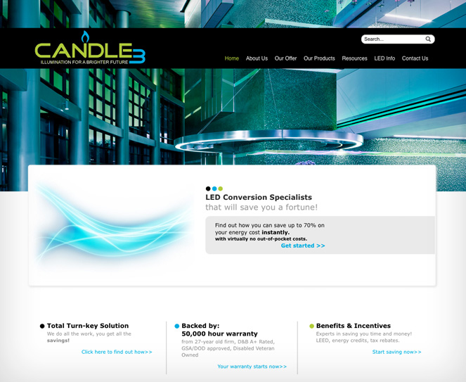 Candle3 website